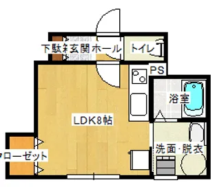 デリス・メゾンVI【1階】の間取り