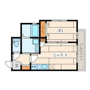 altura 洋光台 (アルトウラ)【1階】の間取り