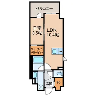 ポレスター祇園一丁目【5階】の間取り