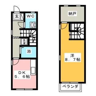 リースランドグランデ A【1階】の間取り