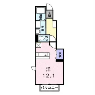 ベルデュール【1階】の間取り