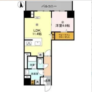 LAZO内久宝寺【5階】の間取り