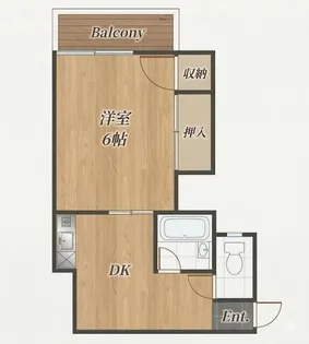 目黒コーポビアネーズ【4階】の間取り