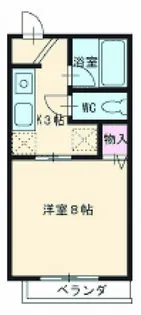 ミューズイン大崎【1階】の間取り
