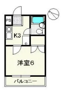 ドミールあざみ野【1階】の間取り