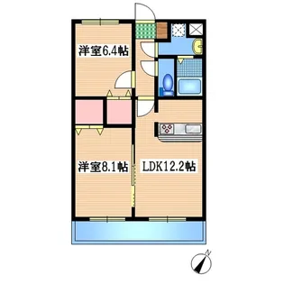 プリムラ【2階】の間取り