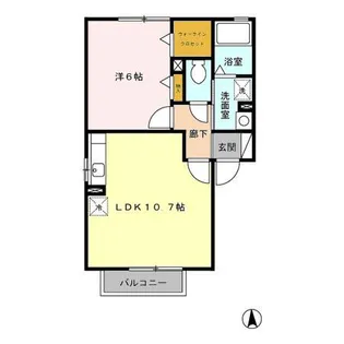 アクティブ【2階】の間取り