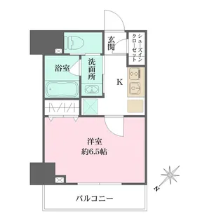 ザ・パークメゾン東大井【9階】の間取り