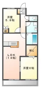 パレロイヤル【2階】の間取り