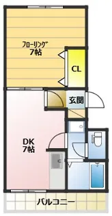 パレスビーチパーク【2階】の間取り