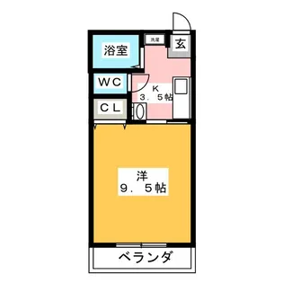 コベントガーデン【1階】の間取り