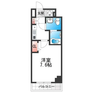 グランドロアール南巽【3階】の間取り