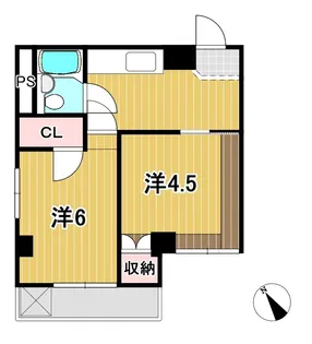 アクティヒタチ【3階】の間取り
