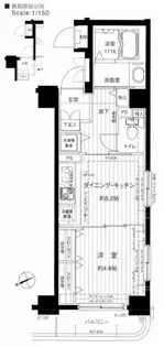 メインステージ浅草【8階】の間取り