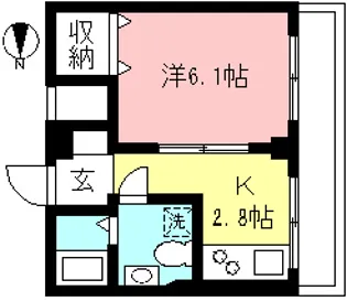 リヴェール永山【3階】の間取り