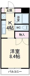 ツインシャトー富ケ丘【4階】の間取り