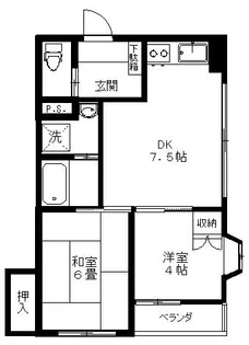 ラ・トゥール池上【4階】の間取り