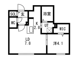 ブランシャール東区役所前(令和8年12月26日入居開始)【2階】の間取り