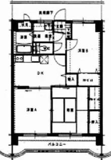 レジデンス吉村【4階】の間取り