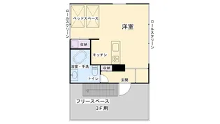 GARDEN FLATS【3階】の間取り
