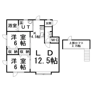 ビラ文苑B号館【2階】の間取り