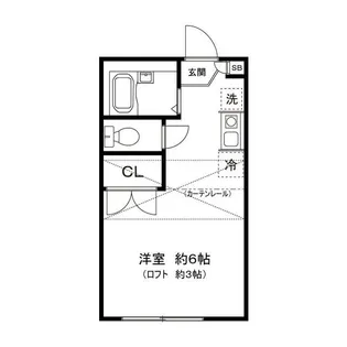 カーサ横浜青葉【1階】の間取り