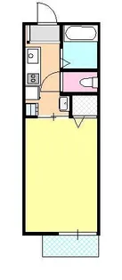 リッシュ城ヶ丘A棟【1階】の間取り