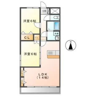 マイタウン松阪【6階】の間取り