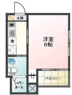 Glanz東大井WEST【2階】の間取り
