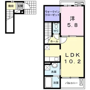 ノース・シャトービレッジC【2階】の間取り