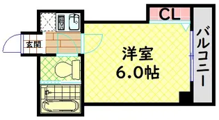 ミストラル本町ウエスト【8階】の間取り