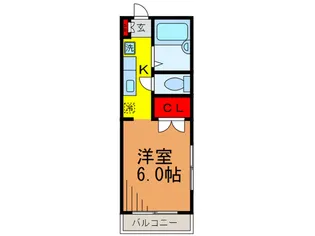 あしびハイツ【3階】の間取り