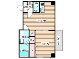 セブンオークス【7階】の間取り