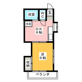 メゾン人見【1階】の間取り