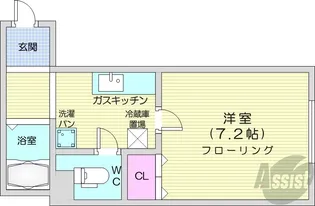 チェスタ麻生【2階】の間取り