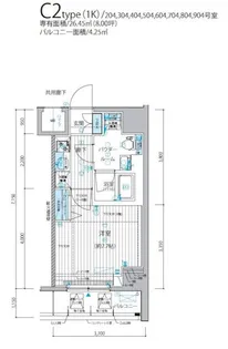 メインステージ三ノ輪III【5階】の間取り