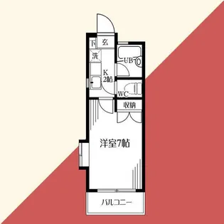 パークサイド豊ヶ丘【4階】の間取り