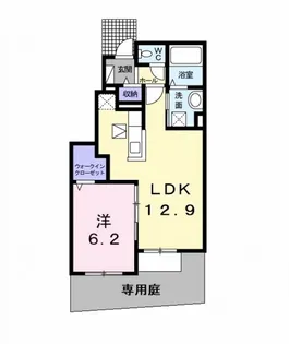 アトランティック【1階】の間取り