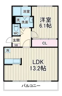 サニーハイツ土方【3階】の間取り