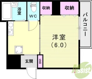 ノース・ステイツ【2階】の間取り