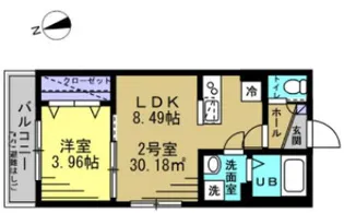 AJ南流山Second【2階】の間取り
