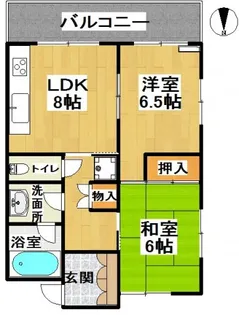 プレジュール【2階】の間取り