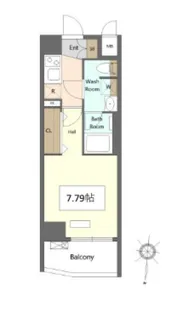 SHOKEN Residence早稲田【4階】の間取り