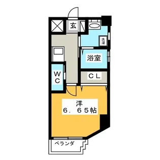 Granse【5階】の間取り