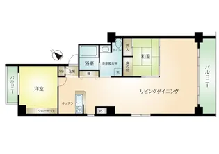 メゾン紅葉【9階】の間取り