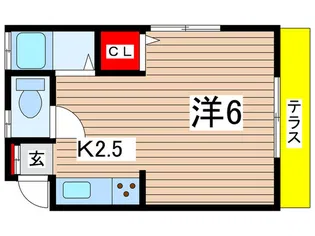 ベルハイム【1階】の間取り