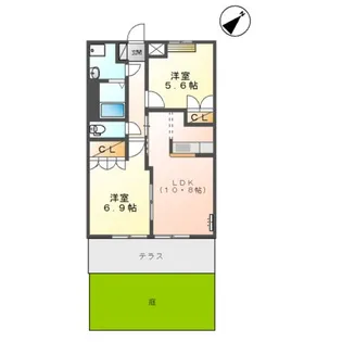 ルアール【1階】の間取り