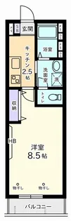 ポートオレンジ【1階】の間取り
