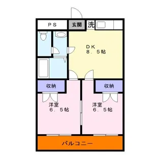 第3金子マンション【3階】の間取り