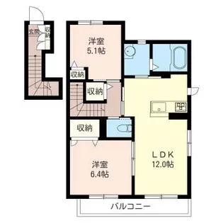 アルティア【2階】の間取り